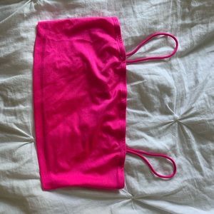 Small Shein neon pink tank top